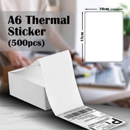 500pcs KIng Thermal Sticker A6 Paper Roll Fold Stack Airway Bill Sticker Thermal Label AWB Consignment Note TS01