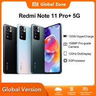 Global Version Xiaomi Redmi Note 11 Pro+ 5G Plus Smartphone 120W HyperCharge Dimensity 920 120Hz AMOLED 108MP Camera NFC