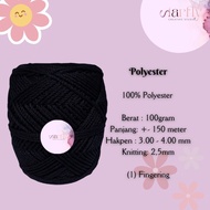 Grosir Benang Rajut Polyester - Benang Rajut Poly Polos - 100Gram