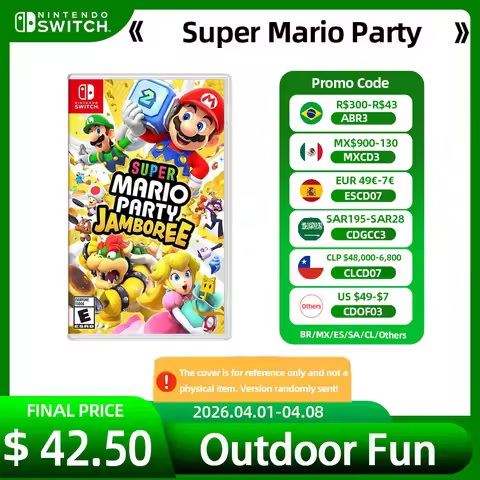 Super Mario Party Jamboree Nintendo Switch Game 100% New Physical Game Card Party Genre Board Game f