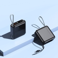 พาวเวอร์แบงค์ชาร์จเร็วสำหรับ Type-C A และอินเทอร์เฟซอื่น ๆ ความจุสูง 15000mah แบบพกพาพาวเวอร์แบงค์ จ