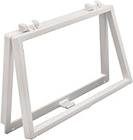 Prime-Line PL 14700 Wicket, 6-1/8 in. x 10-1/8 in., White Plastic (Single Pack)