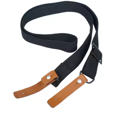 Tactical Adjustable Leather Hunting AK AK47 Gun Sling Airsoft Shooting Two Point Tactical Rifle Stra