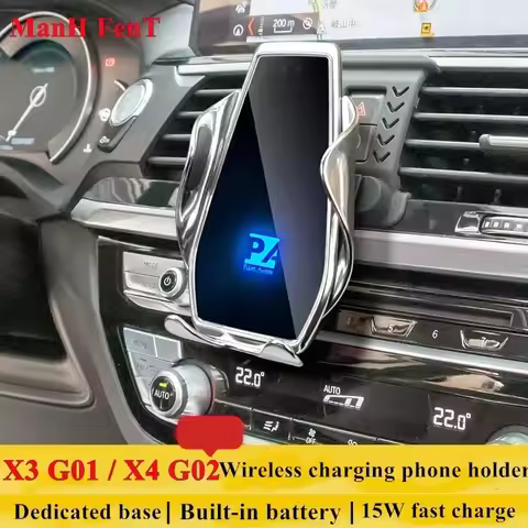 2018-2021 For BMW X3 G01 X4 G02 Mobile Phone Holder Wireless Charger Car Phones Mount Navigation Bra