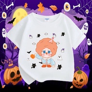 Halloween Crybaby T-shirt Kids Adult Cute Popmart Crybaby Trick or Treat Tshirt Round Neck Tee Shirt