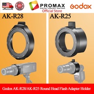 Godox AK-R28/AK-R25 Round Head Flash Adapter Holder for Mounting Godox AK-R21 Projector to Godox AD1