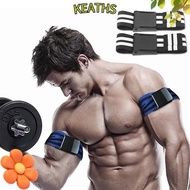 KEATHS 2pcs Occlusion Training Bands, Adjustable Quick-Release Elastic Blood Flow Restriction Bands,