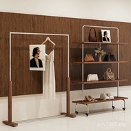 Women Clothing Store Style Display Stand Second-hand Store Hangers Stainless Steel BJTA