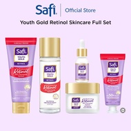 Safi Youth Gold Retinol Skincare Full Set | Skincare | Gold Peptide | Reduce hyperpigmentation | Res
