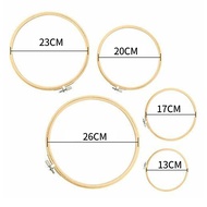 5 Piece Set Bamboo Bandage Embroidery Bandage Set 5 Size Cross Stitch Embroidery Bandage Bamboo Embr