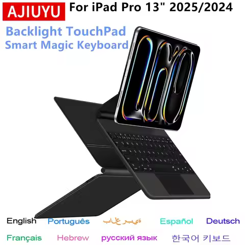 Backlight Magic Keyboard For iPad Pro 13 2025 iPad M5 Pro 13" Smart Case for iPad Pro 13 inch M4 202