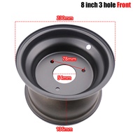[BOEL] 8 Inch 4/3 Hole Wheels Vacuum Front Rims 150cc-250cc for The Bull ATV Accessories 19X7-8 Beac