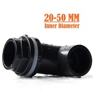 20/25/32/40/50 mm L Type PVC Pipe Connectors Thicken Fish Tank Drain Pipe Joints Garden Irrigation Water Supply Tube Dra