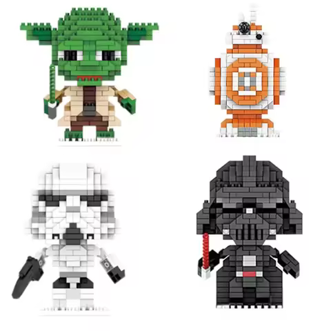 267pcs+ Star Wars Building Blocks Darth Vader BB-8 Stormtrooper Model Bricks Mini Yoda Mirco Blocks 