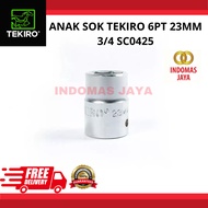 MATA Tekiro 3/ 4 inch Socket Wrench 6 PT 23 MM Socket Bit/ Children's Socket Eye Socket 3/4 Inch 6pt