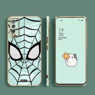Spiderman mask case For OPPO A15S A35 A5 A9 2020 A57 A73 F5 F7 F9 Realme 5S C3 5I 6I C53 C51 N53 NOT