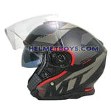 SG SELLER 🇸🇬 PSB APPROVED MT motorcycle sunvisor helmet Thunder Bow A5 Matt Red