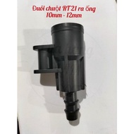 10 Couplings to convert RT21 nozzle to 10mm/12mm PE pipe - 10 21 internal thread mouse tails to 10mm