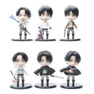 Attack On Titan Model Toy Alan Lewell Desktop Cake Landscape Car Decoration Capsule Toy Doll