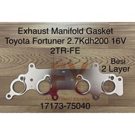 EXHAUST MANIFOLD GASKET TOYOTA FORTUNER 2.7 KDH200 16V (2TR-FE) (17173-75040) (BESI)