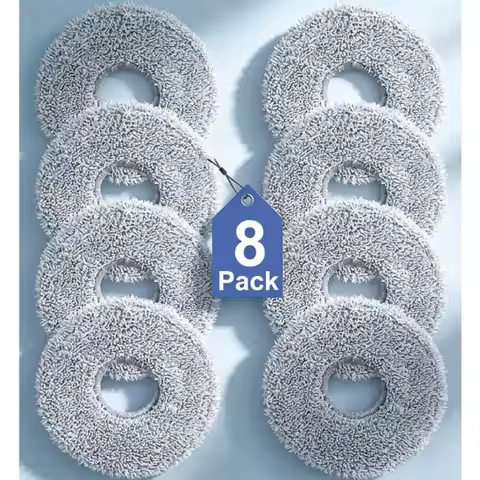8Pcs Mop Pads for Dreame L10s Gen 3 2 L10 L20 X40 X50 L40 AE L50 L50S L40S Pro Ultra Mova E30 E40 P5