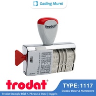 Trodat Stample Dial-A-Phrase & Date | England Classic Deter & Numberers TYPE: 1117