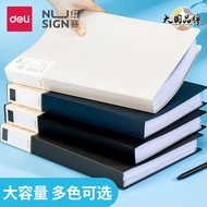 Deli New Sai a4 Folder Transparent Insert Information Booklet 30/40/60 Pages Multi-Layer Student Sta