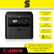 Canon imageCLASS MF241d Laser Printer/Scan/Copy Printer/27ppm(B)/1200x1200dpi/CT337(B)/Duplex Printi