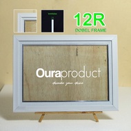 Double Frame 12R Fiber Photo Frame, size 30x40cm