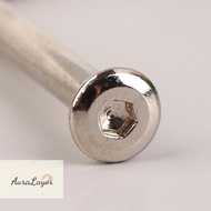 [AuraLayor] 2Sets stainless steel luggage screws, luggage accessories Luggage Wheels Bolts 6*33-60mm