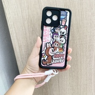 เคสพร้อมสายคล้องโทรศัพท์ Case Realme C53 C51 Note50เคส TPU นิ่ม การ์ตูน กันกระแทก เรียวมี