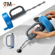 [Gamchiano] Plumbing Snake Drain Auger, Sink Auger Hair Clog Remover, Auger Power Toilet Plunger Set
