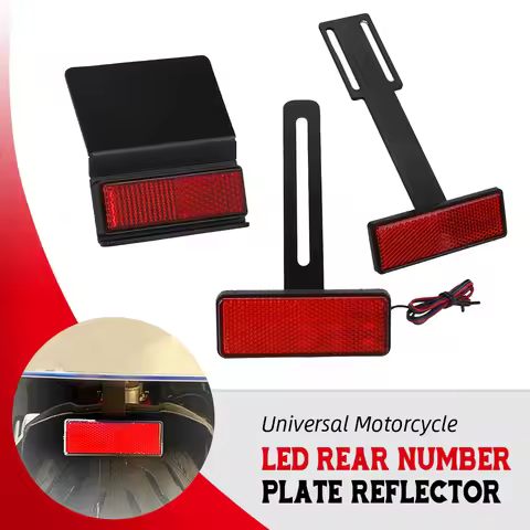 Rear Reflector License Plate Light Tail Red Reflector FOR HONDA CBR1000RRR CBR1100XX CBR500R CBR600 