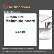 melamine board 5-6 sqft with 4 side abs edging #custom size