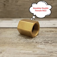 Double Female Connector M22