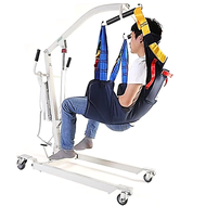 GT MEDIC GERMANY Hydraulic Lifting Hoist Sling Foldable Elevator Lifter Wheelchair Transfer Patient Escalator Assistant Rehabilitation Belt Wheel Chair / Kerusi Roda