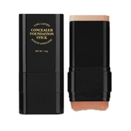 Dual-ended Eraser Foundation Stick,2-in-1 Concealer & Contour,Korean Hydrating Lightweight Foundatio