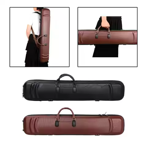 Erhu Bag Erhu Box with Shoulder Strap Lightweight Gig Bag PU Leather Carrying Case for Chinese Violi
