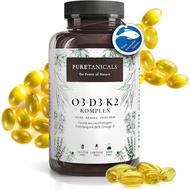 Omiga 3+Vitamin D3+K2 MK7 Full Reverse Type |   240 Capsules High-Efficiency High-Quality Essentials