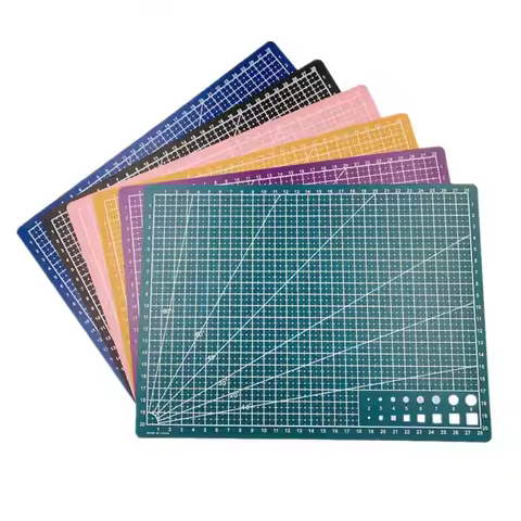 PVC A3 A4 A5 PVC Cutting Mat Cutting Board Workbench Patchwork Sewing Manual DIY Engraving Double-si