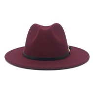 Felt Hat for Men Women Fashionable Fedora Hat Cotton Hat