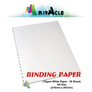 A4 Binding Paper / Kertas Berlubang  kertas folio