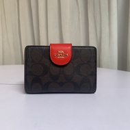 ซิปกระเป๋าเงินใส่เหรียญแฟชั่นของขวัญวันเกิดผู้หญิงกระเป๋าสตางค์ขนาดกลางมีหลายช่องเสียบบัตร C0082ในสต