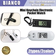 Mini electronic pocket watch Mute Watch Portable Backpack Keychain Small Wall Watch