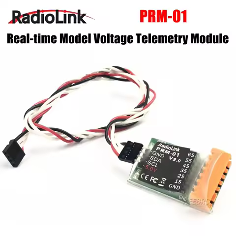Radiolink PRM-01 Real-time Mini Model Voltage Telemetry Module 1S~6S for R12DS R9DS Receiver AT10II/