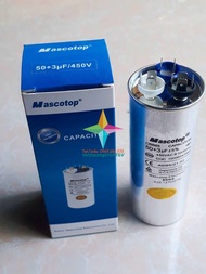 Tụ điều hòa 3 chân CBB65 50+3uF+5%