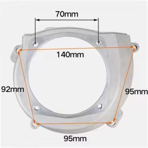 40F-5 ENGINE SIDE COVER CHINESE 1E40F-5 430 &MORE 43CC 2T BRUSHCUTTER FLYWHEEL CASE SHROUD FAN HOUSI