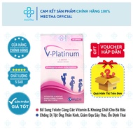 V-Platinum 5-MTHF - Folic Acid / Folate Supplement, Iron, Multivitamin, Fertility Support (30 Tablet