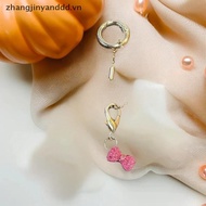 yanddd 1/2PCS Cute KT Sanrio Diamond Hello Kitty Head Metal Keychain Pendant Girl Phone Chain Ccd Ca