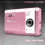 【舜立-葉雪工作室】(全新公司貨) Premier DS-5067P-第2代薄型數位相機 限量粉色戀人機！(老闆限量五組賠錢賣！)